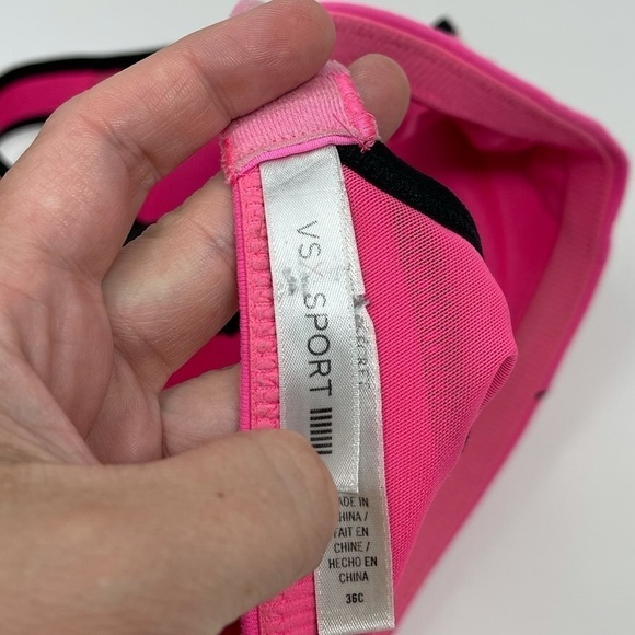 Victorias Secret The Standout Sports Bra 36C Pink - Picture 3 of 6